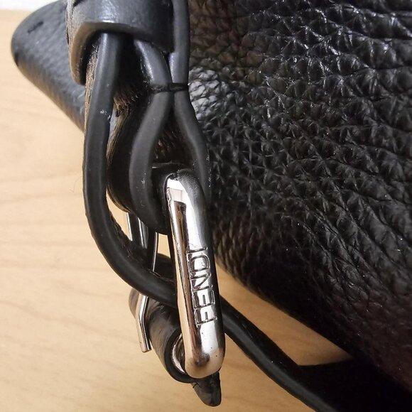 Fendi Black Monster Romano Selleria Leather Peekaboo ISeeU Large Briefcase - Picture 4 of 16